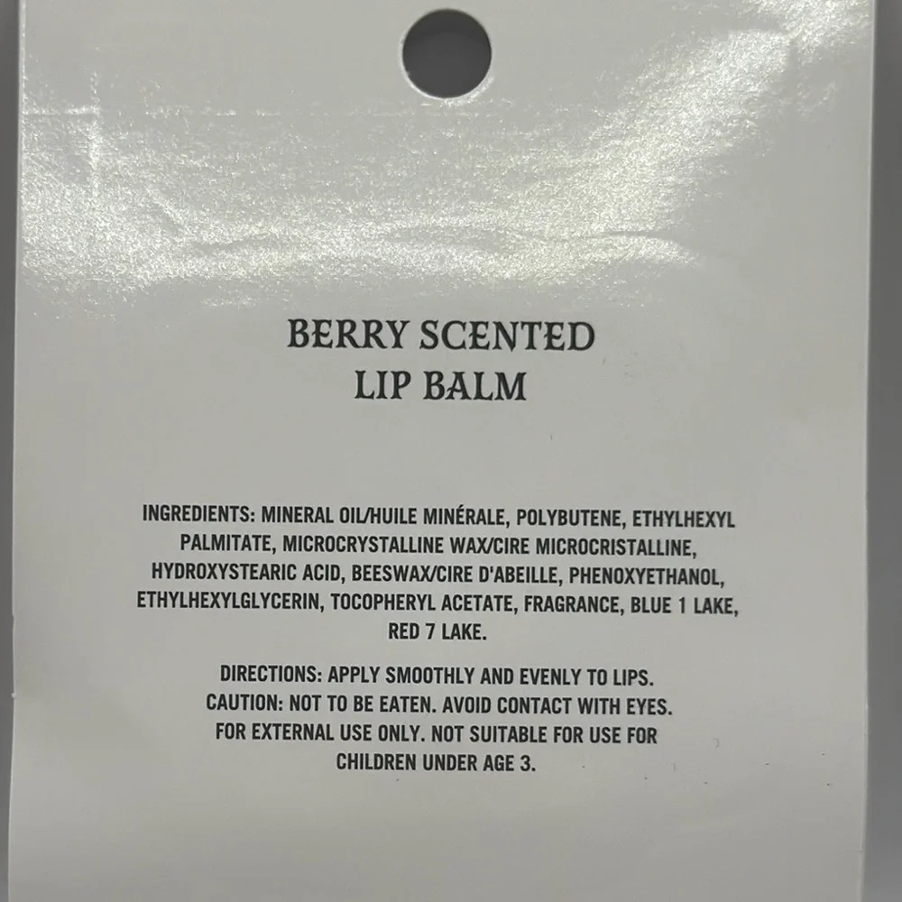 Berry Scented Lip Balm with Bat Design